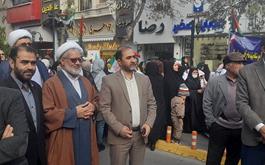 اجتماع حماسی مردم ایران اسلامی در محکومیت کودک کشی صهیونیست ها