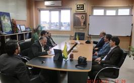 دیدار سرپرست شعب بانک ملی با مدیر حج و زیارت خراسان شمالی