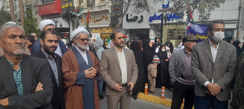 اجتماع حماسی مردم ایران اسلامی در محکومیت کودک کشی صهیونیست ها